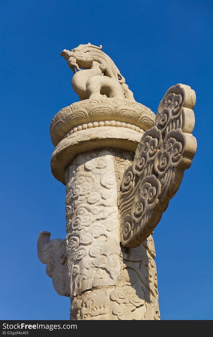 In traditional Chinese architecture, a Huabiao is a type of ceremonial columns. Huabiaos are traditionally erected in front of palaces and tombs. The prominence of their placement have made them one of the emblems of traditional Chinese culture. In traditional Chinese architecture, a Huabiao is a type of ceremonial columns. Huabiaos are traditionally erected in front of palaces and tombs. The prominence of their placement have made them one of the emblems of traditional Chinese culture.