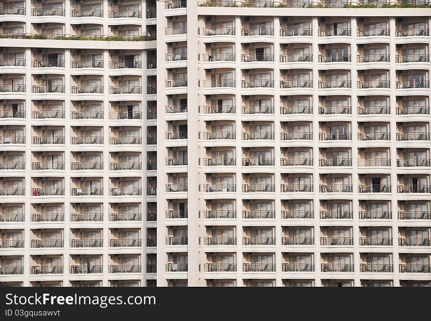 Luxury hotel balcony background