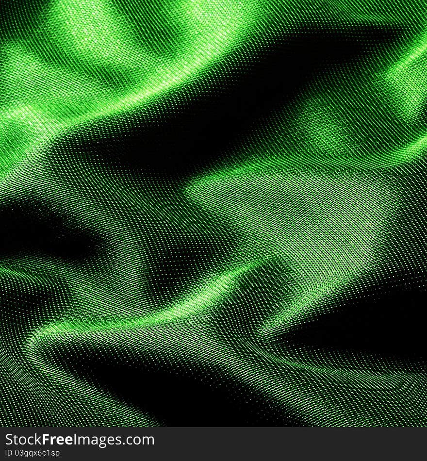 Background made by a green tissue