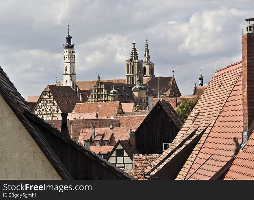 Rothenburg od der Tauber is one of the most famous medieval towns in Germany. Rothenburg od der Tauber is one of the most famous medieval towns in Germany.