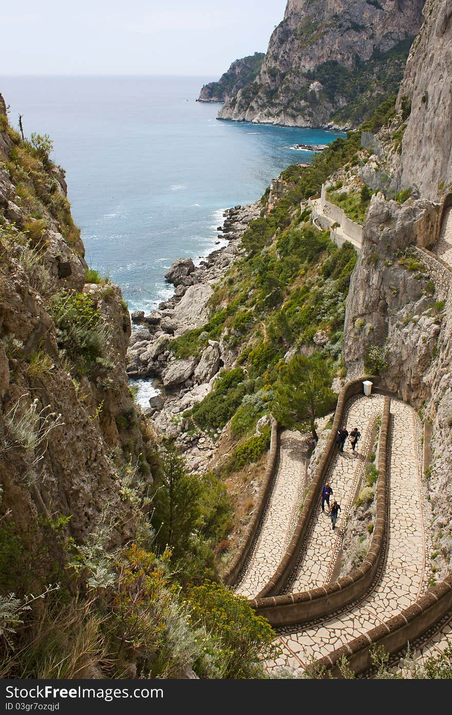 Capri view - Via Krupp