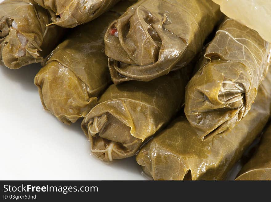 Sarma (dolma), close up. Most delicious meze ( appetizer)