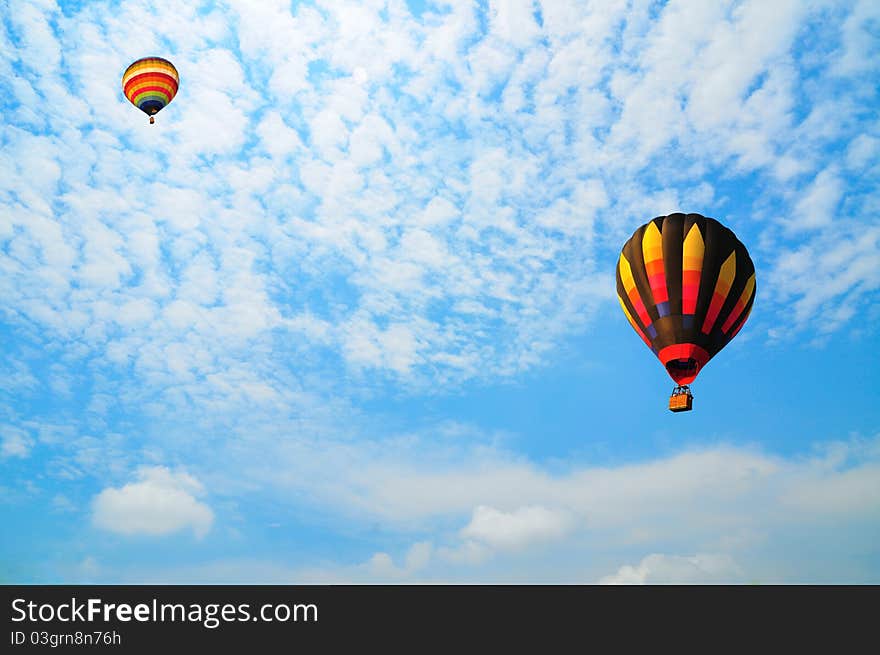 Balloon with blue sky