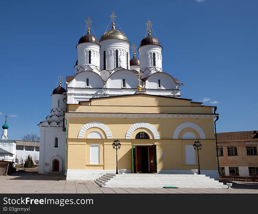 A view of Nativity Church. Pafnutiyev Monastery. Russia. A view of Nativity Church. Pafnutiyev Monastery. Russia.