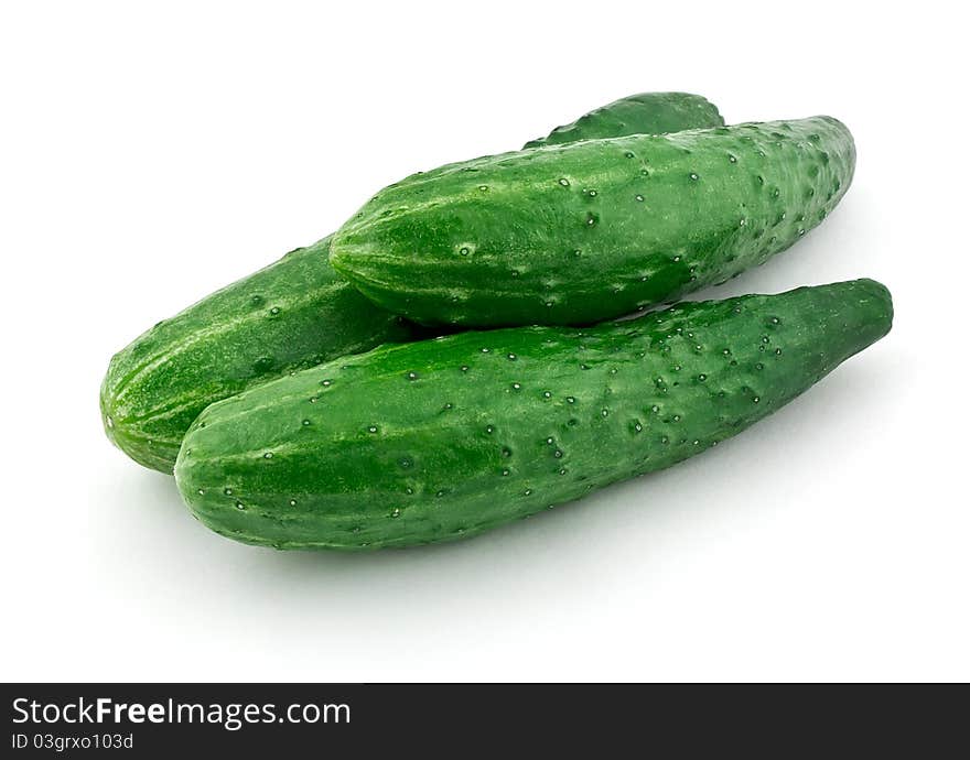 Three cucumbers