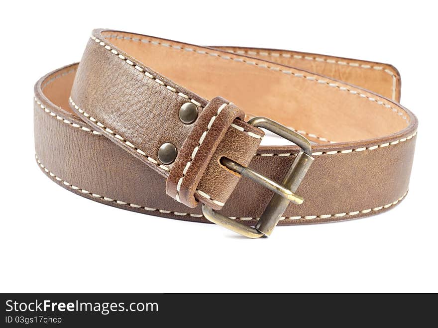 Woman s Brown Leather Belt