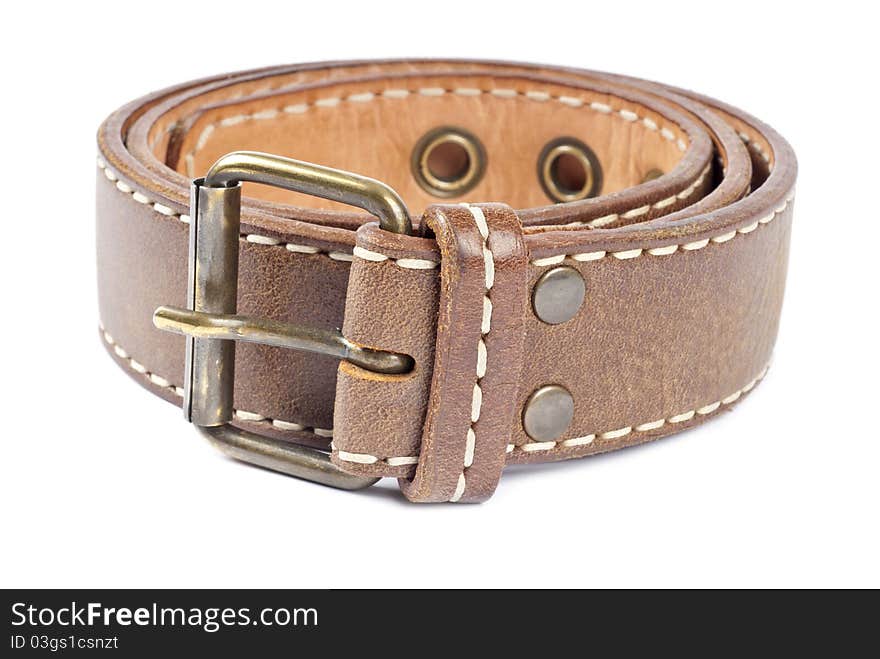 Woman s Brown Leather Belt