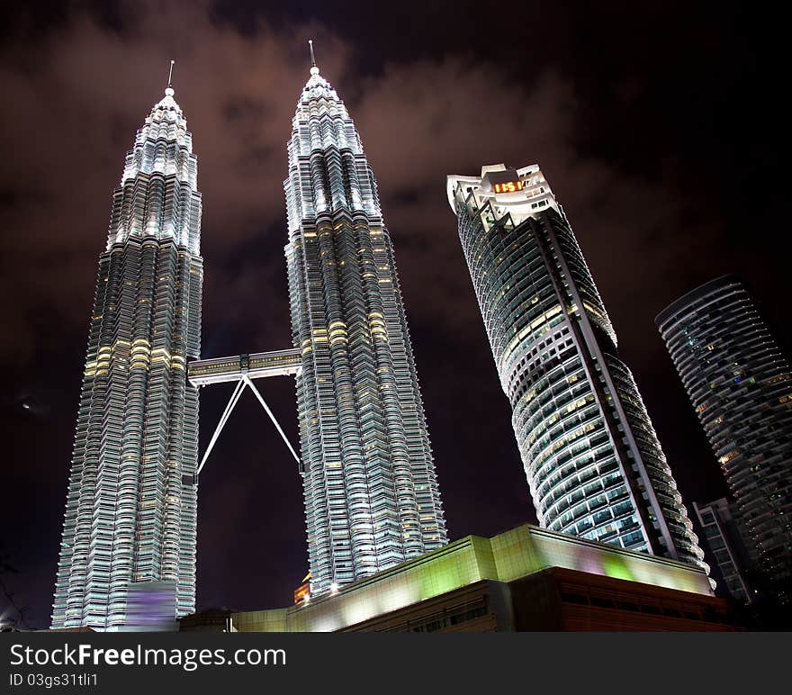 Petronas Towers At Night