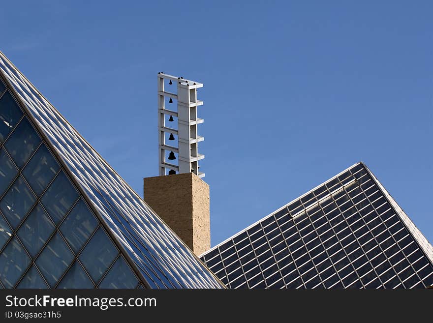 Carillon Bells and Pyramid Rooftops