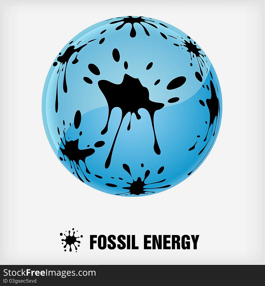 Recycle Symbol, Fossil Energy