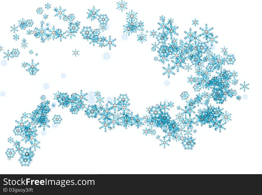 Abstract snowflake pattern for Christmas decoration. Abstract snowflake pattern for Christmas decoration.