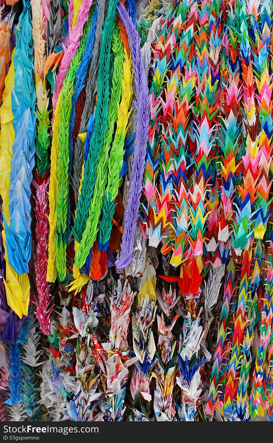 Japanese Origami Cranes.