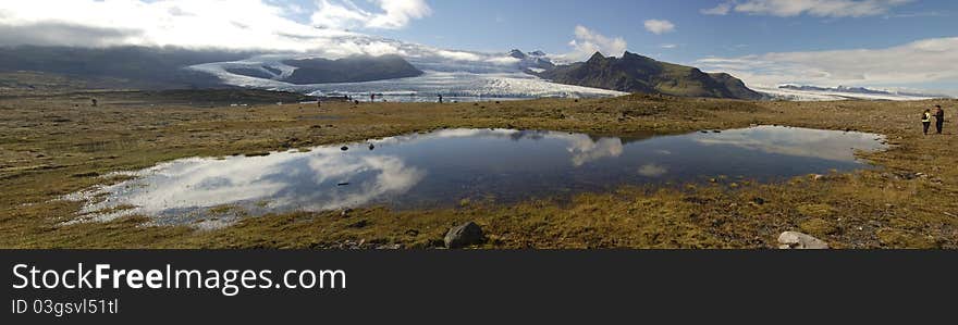 Glaciers and icebergs, Iceland