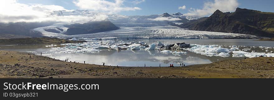 Glaciers and icebergs, Iceland