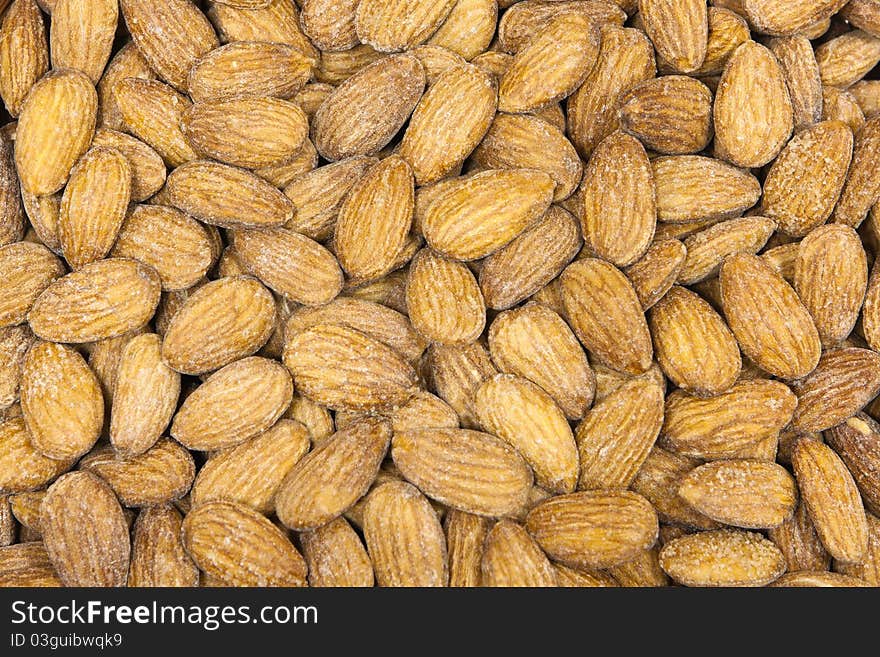 Almonds Background