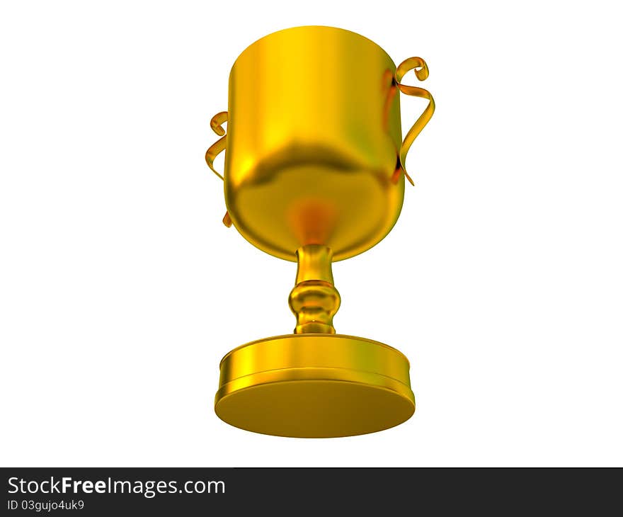 Gold winner shiny cup first place. Gold winner shiny cup first place