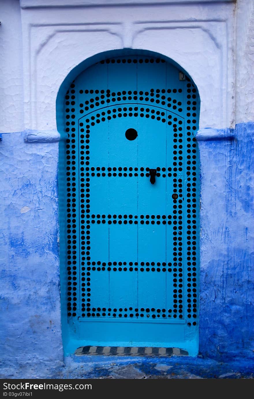 Chefchaouen blue city in Morocco. Chefchaouen blue city in Morocco