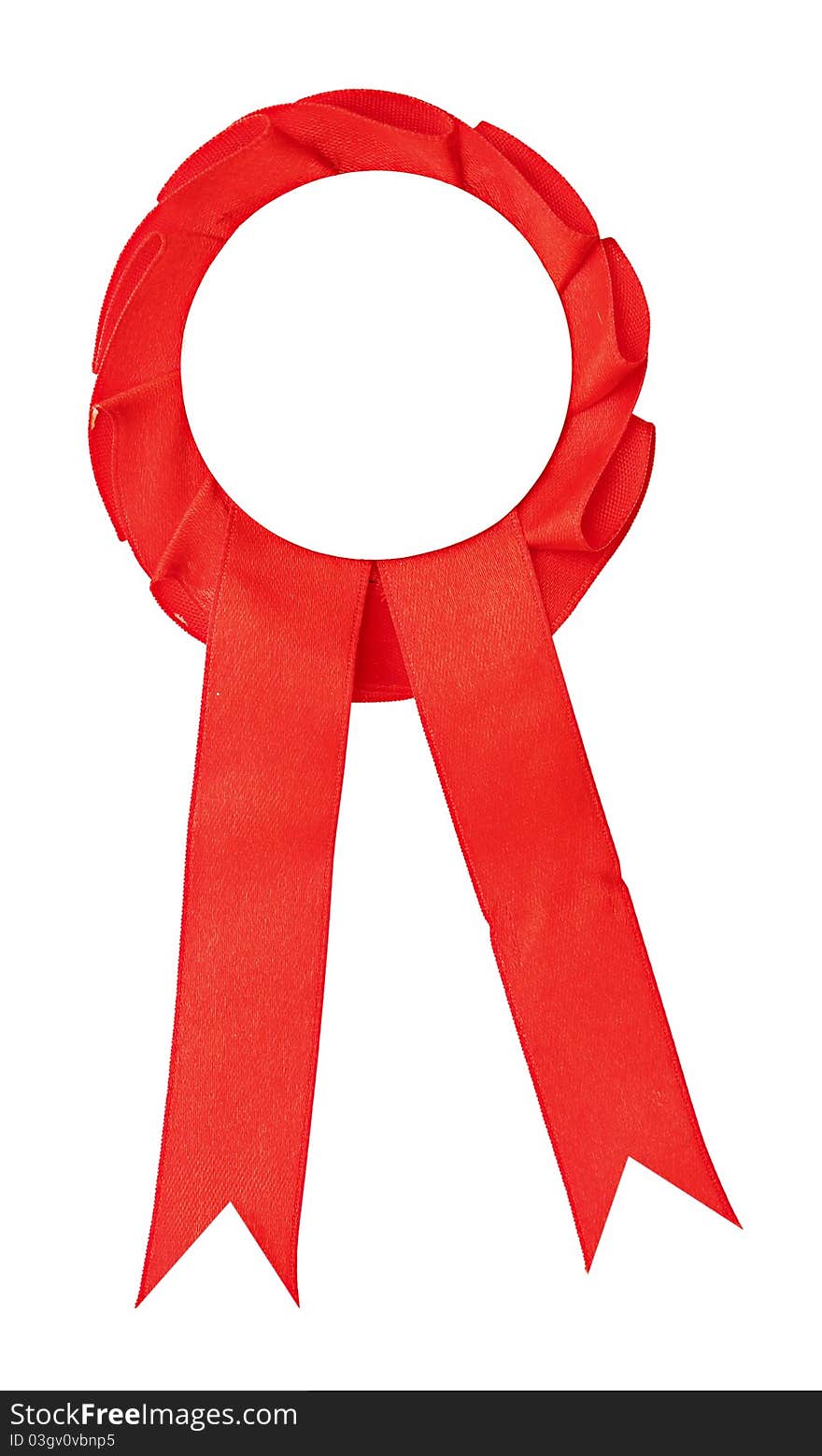 A red ribbon is a symbol for success