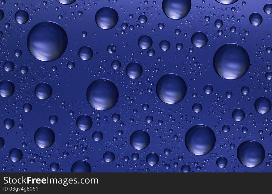 Blue drops