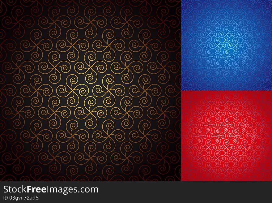 Beautiful seamless pattern suitable for wallpaper