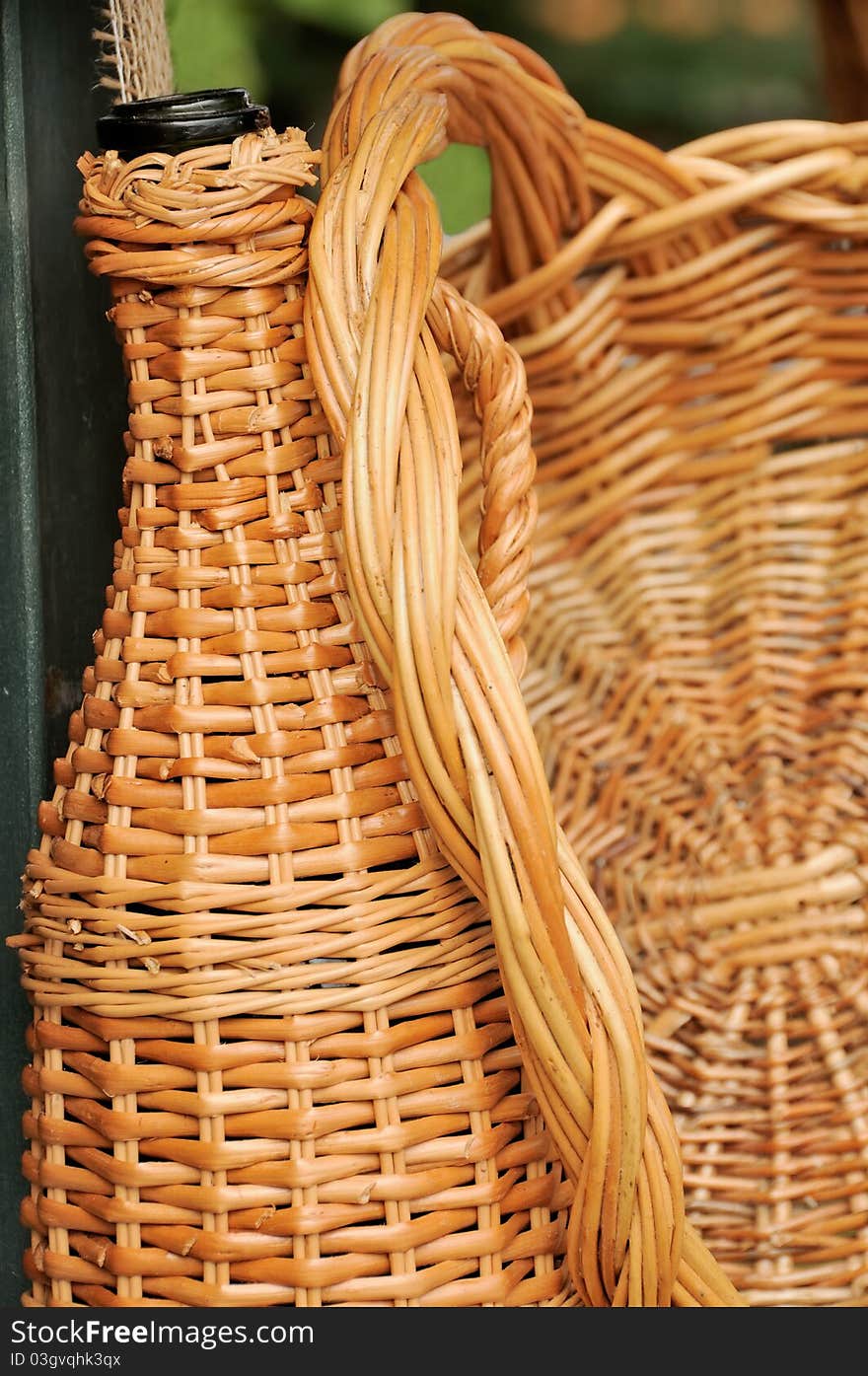 Handmade objects of natural willow. Made on traditional method. Handmade objects of natural willow. Made on traditional method.