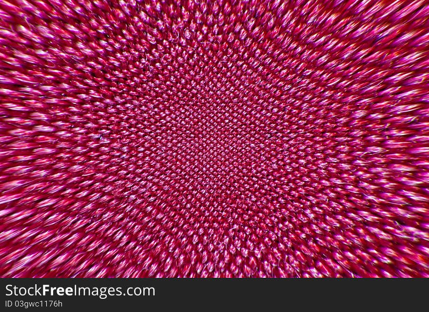 Red fabric texture close up blast out