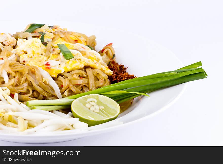 Thai Food Pad Thai , Stir Fry Noodles