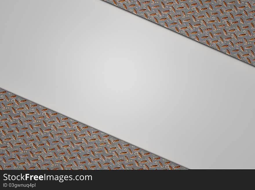 Illustration of a metal background