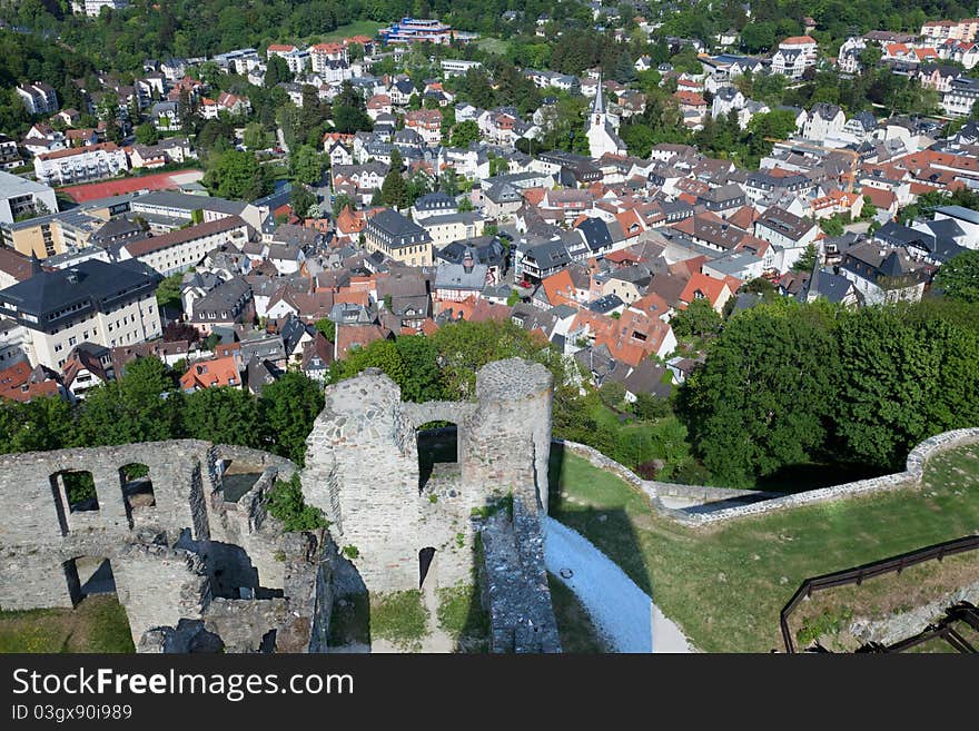 Koenigstein Altstadt And Castle