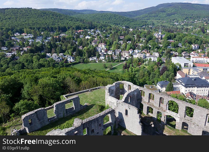 Koenigstein Castle And Taunus