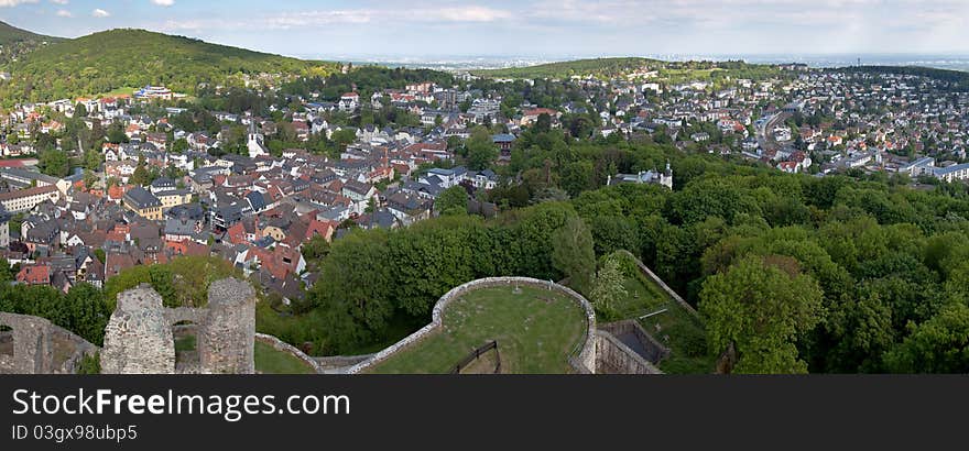 Koenigstein Panorama and Castle