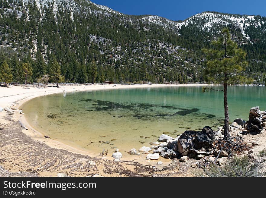 Sand Harbor beach, Lake Tahoe USA