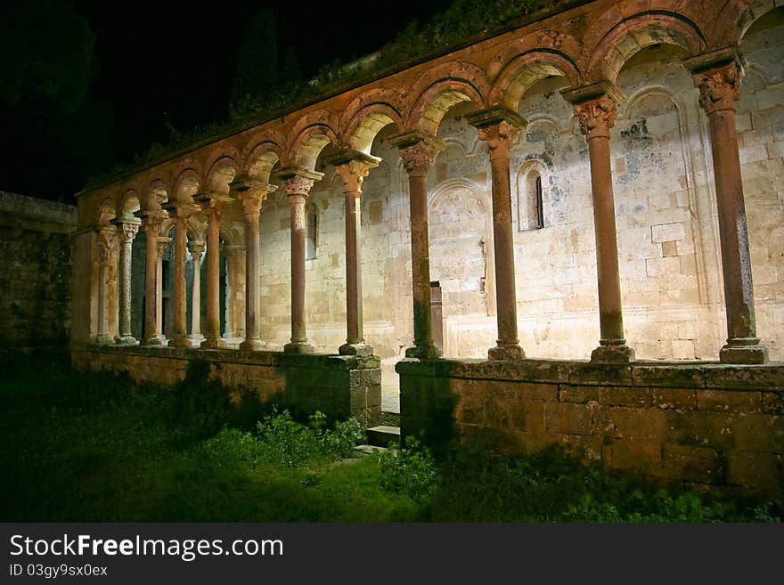 Rural Romanesque church of Santa Maria di Puglia in Italy Cerruti