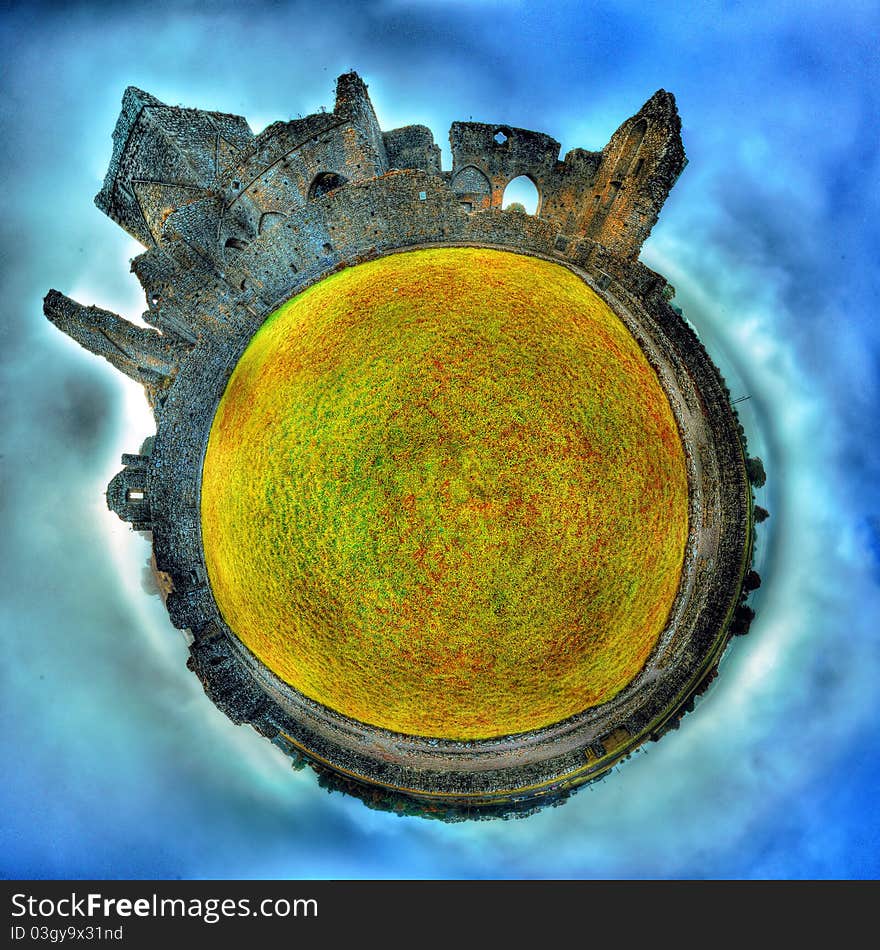 Planet projection for Hore Abbey. Planet projection for Hore Abbey.