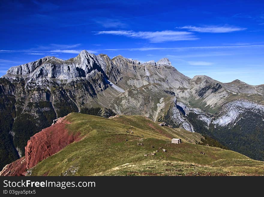 Tour by Atxer Castle, in Pyrenees. Tour by Atxer Castle, in Pyrenees