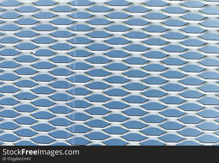 Old light blue metal abstract background with pattern. Old light blue metal abstract background with pattern