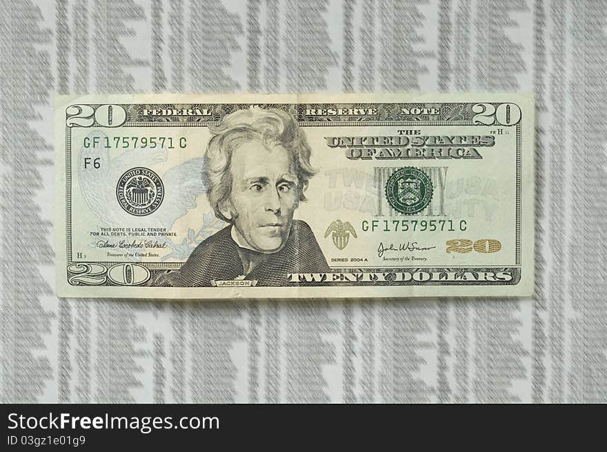 Crazy twenty dollar bill.