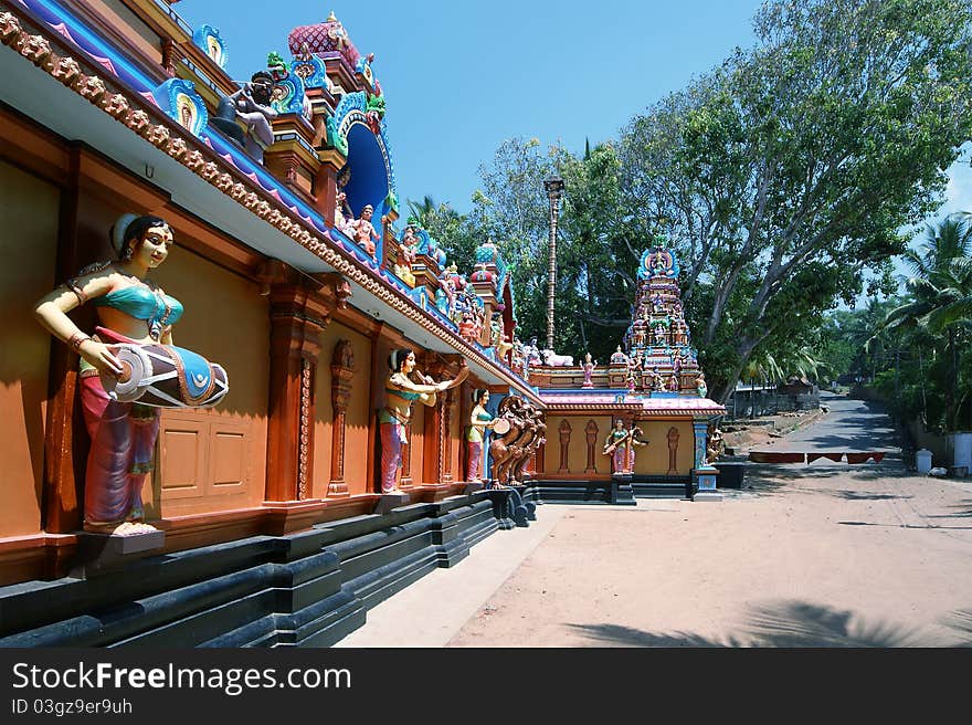 Traditional Hindu Temple, South India