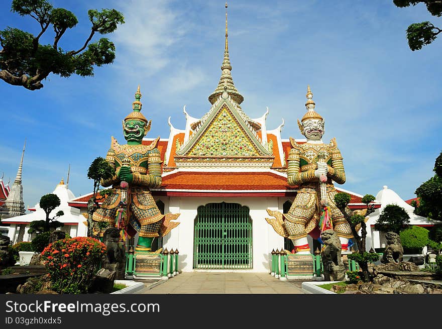 Wat Arun in Thailand Bangkok