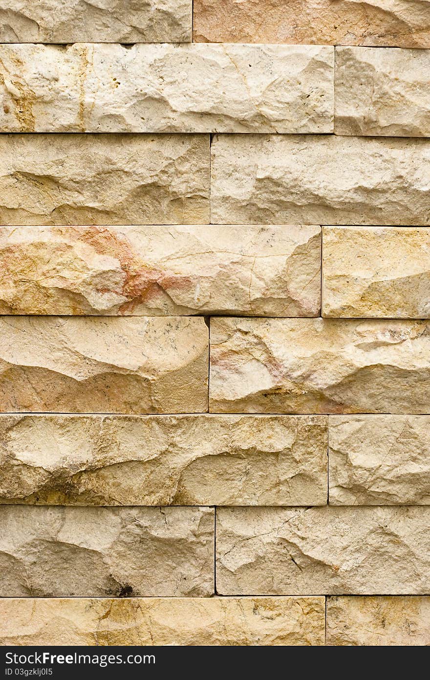 Close up of a Brick-Wall Used as a Texture Background