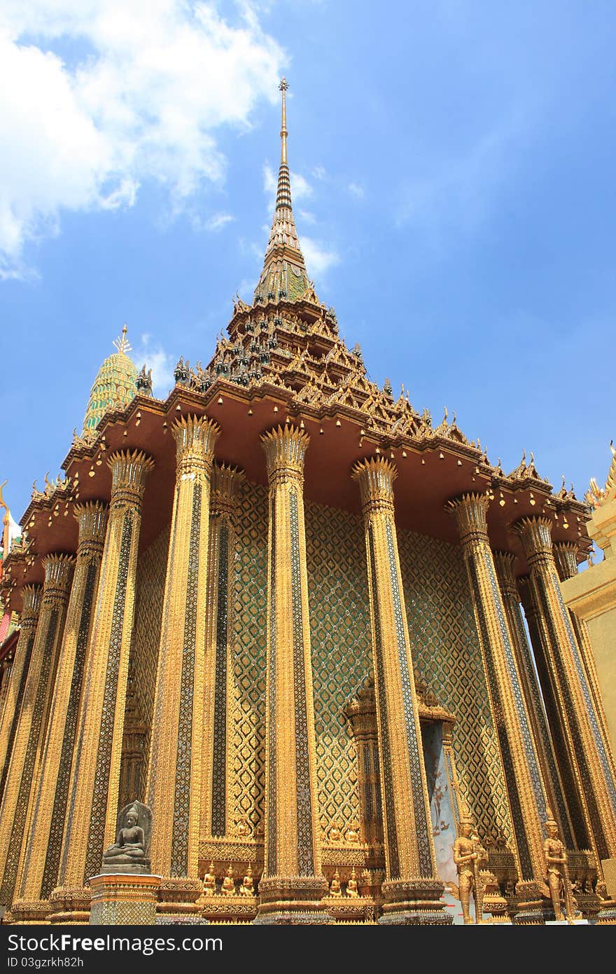 Bangkok's most famous landmark was built 1782. Within the palace complex are several impressive buildings including Wat Phra Kaeo (Temple of the Emerald Buddha) A royal chapel, Wat Phra Kaeo contains a small and beautiful Emerald Buddha, dating back to the 14th century and is greatly revered. The robes on the Buddha are changed with the seasons by HM King of Thailand and forms an important ritual in the Buddhist calendar.