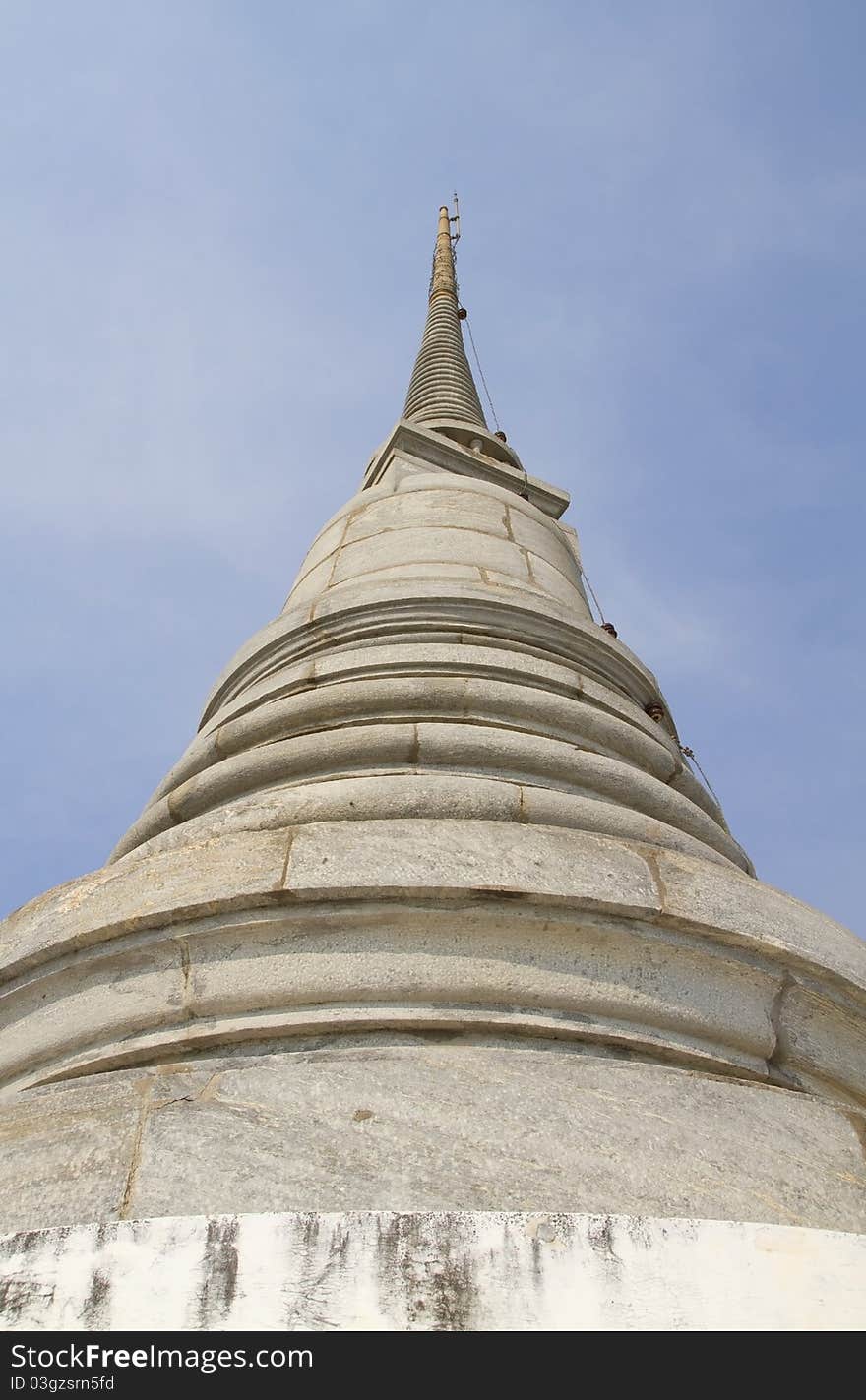 Pagoda in Wat Phra Kaeo at Phra Nakhon Khiri Historical Park, Petchaburi, Thailand