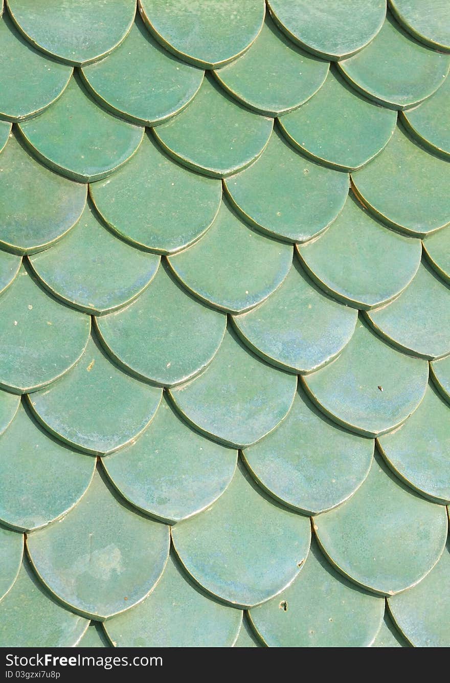 Decoration on Temple Roof at Phra Nakhon Khiri Historical Park, Phetchaburi Province, Thailand