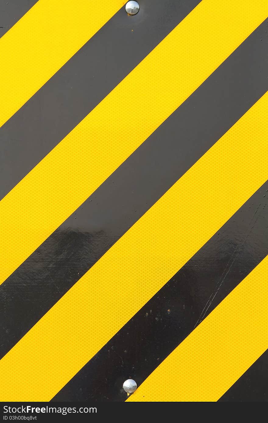 Yellow and black marking ,Making