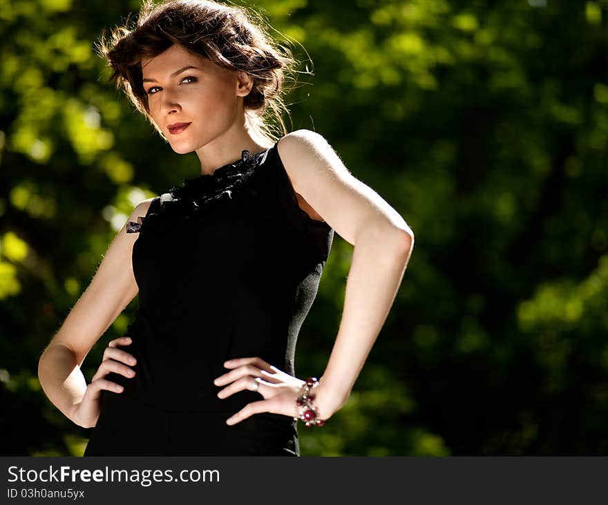 Pretty Young Woman Portrait.