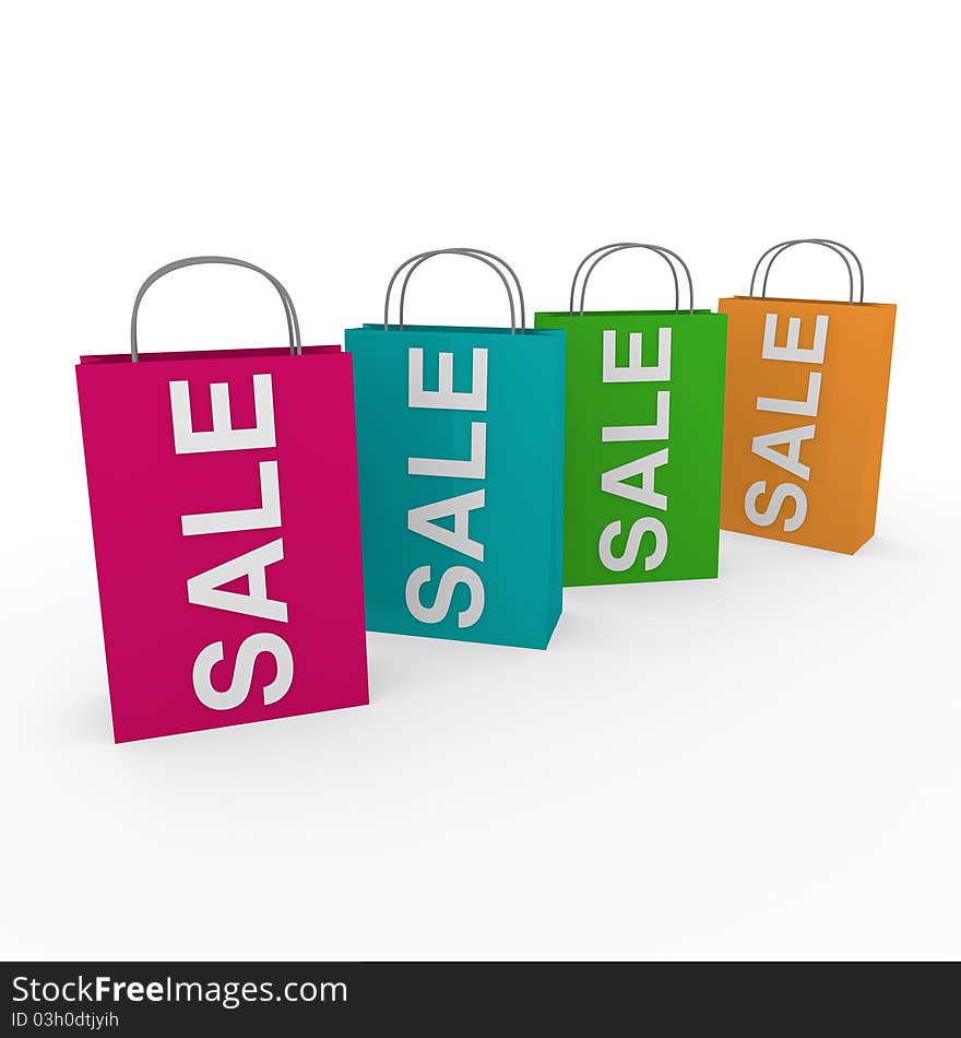 3d sale bags colorful