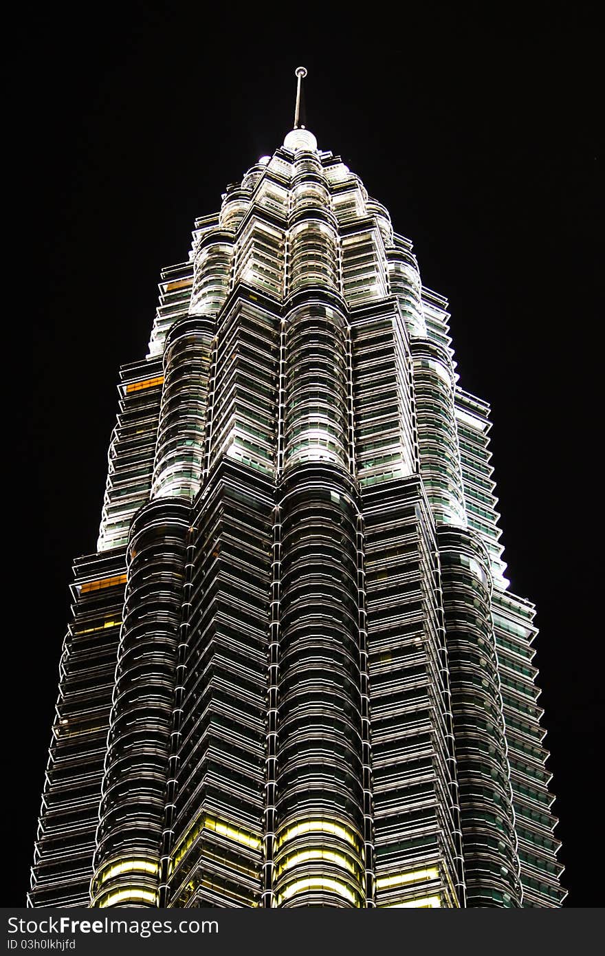 KLCC at night