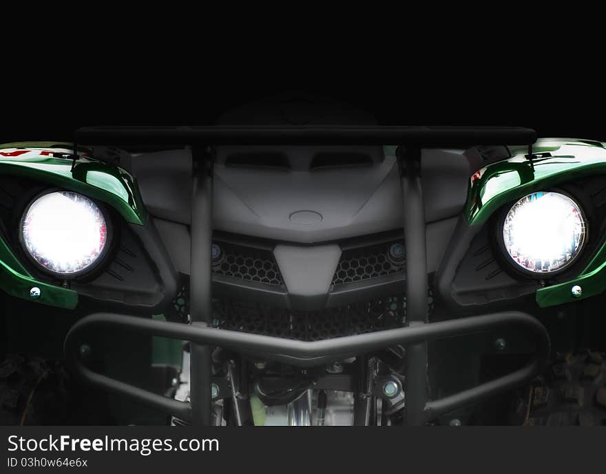 Concept car in the dark background