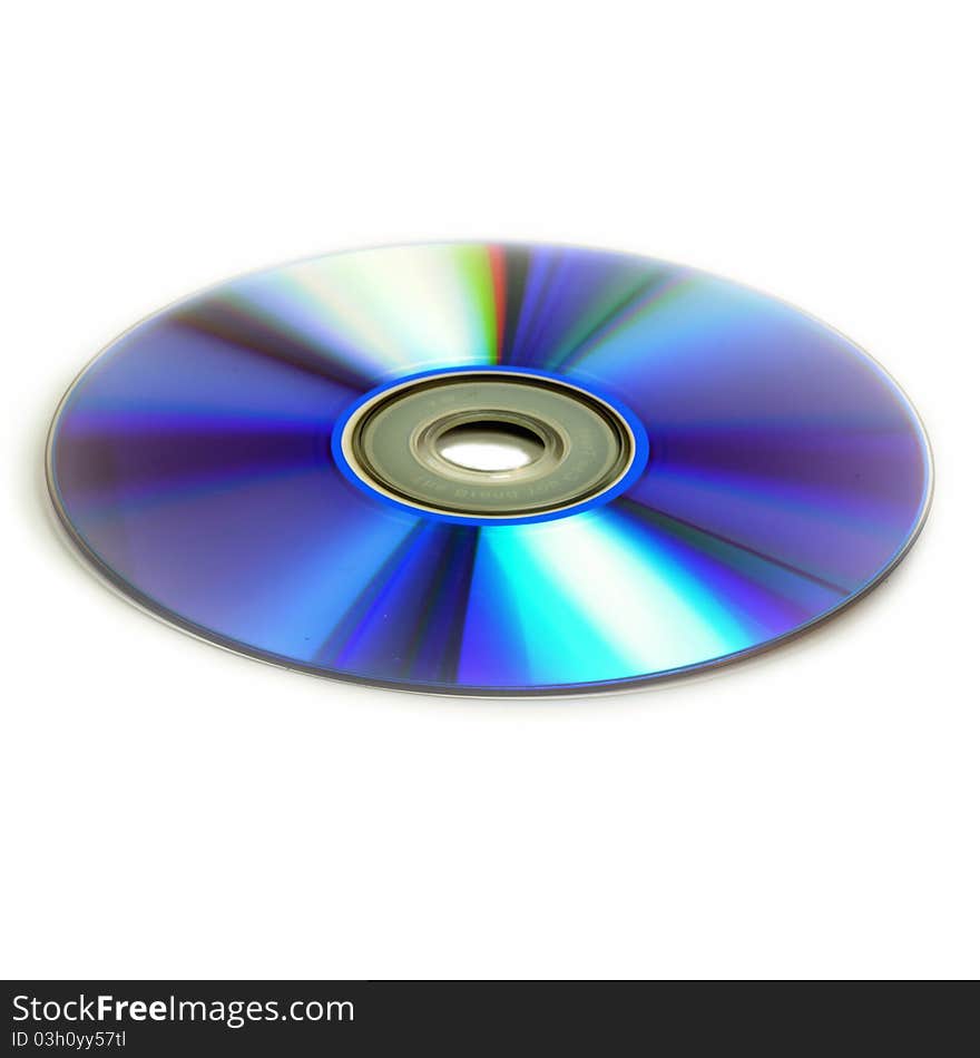 Cd on a white background