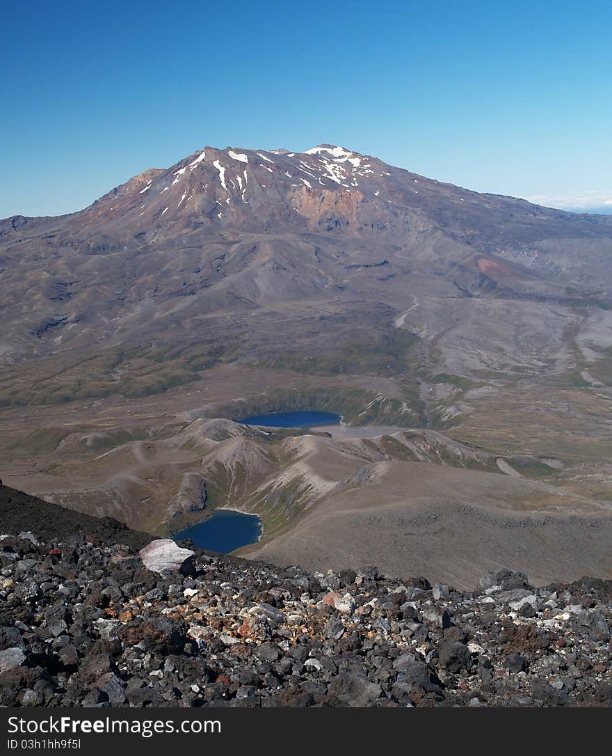 Mount Ruapehu volcano, New Zealand